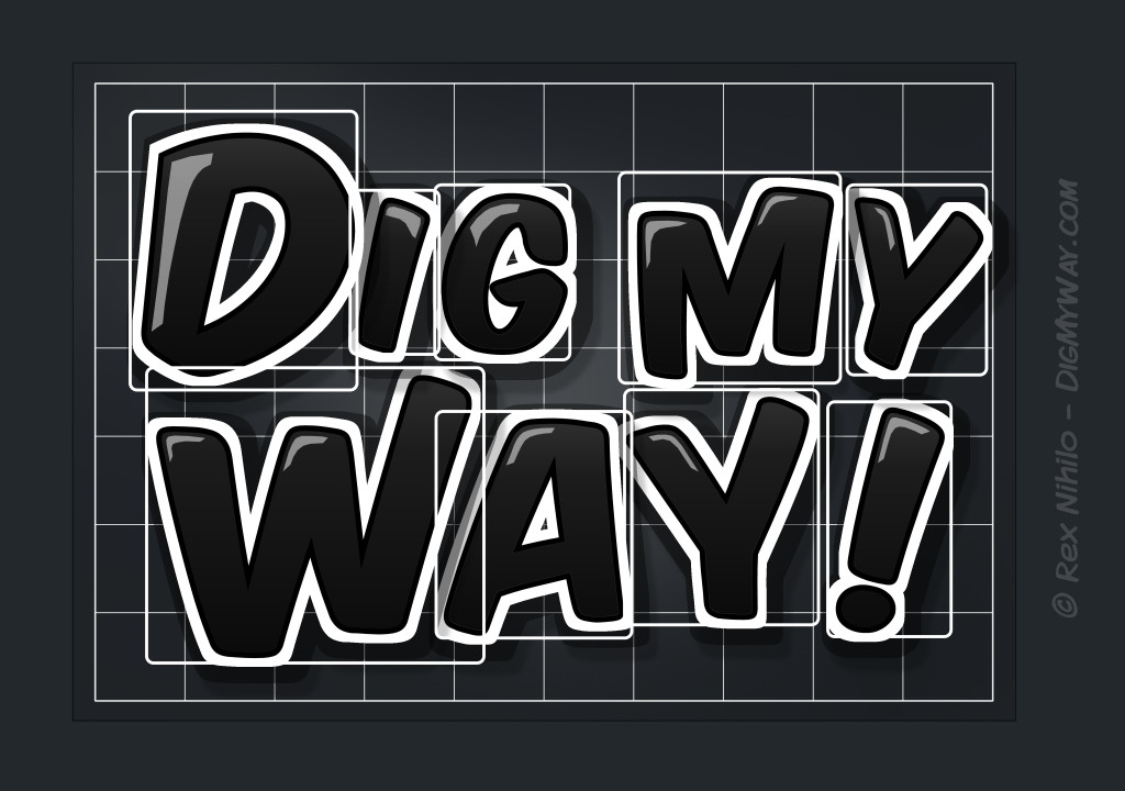 Dig My Way logo sketch