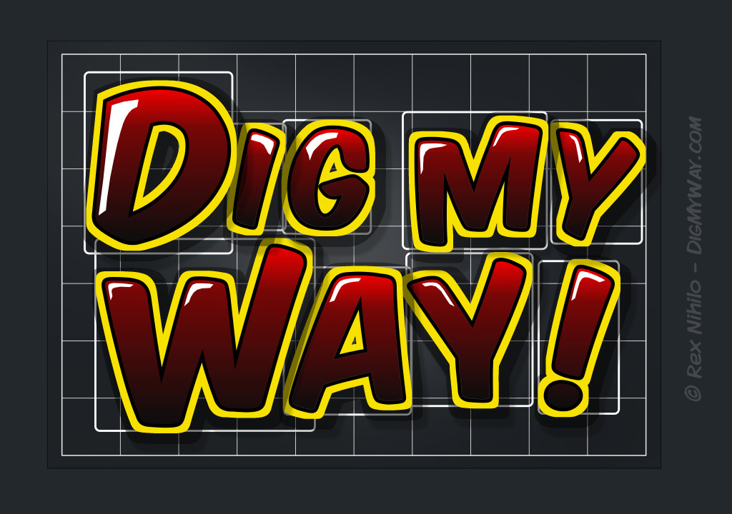 Dig My Way logo sketch