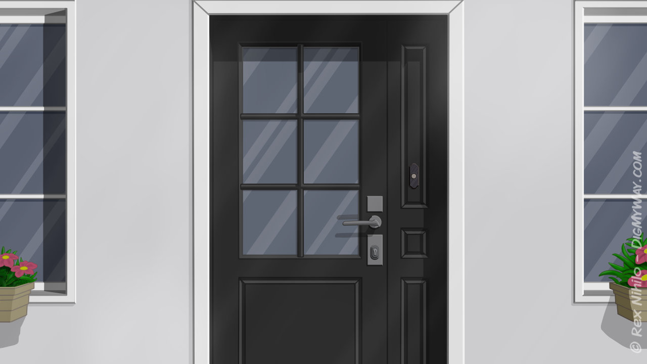 Location Home Exterior Door